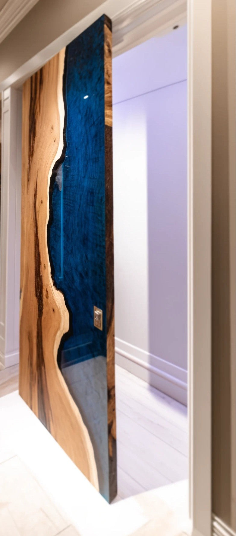 Epoxy Live Edge Door