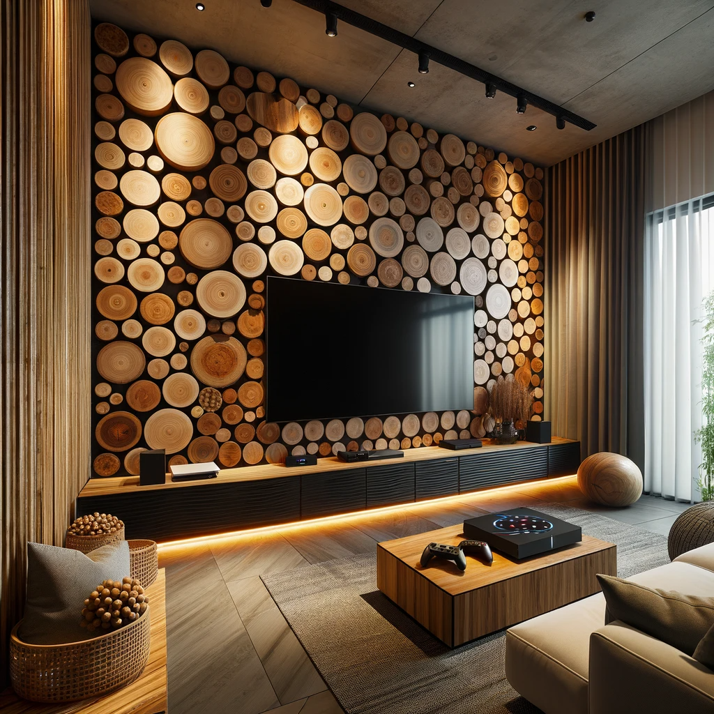 Wooden Art Installation