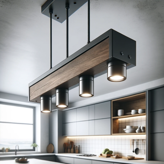 Contemporary Industrial Chandelier