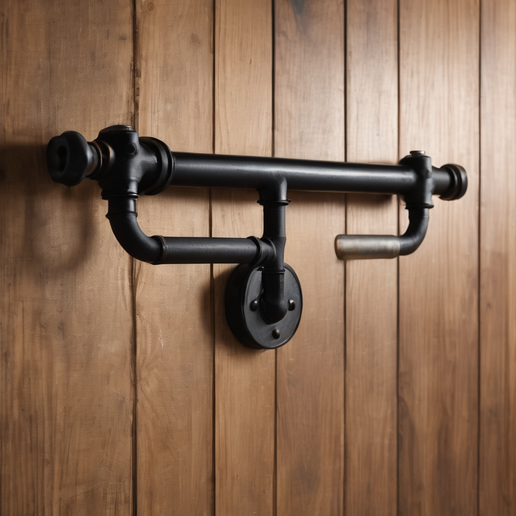 Industrial Towel Bar